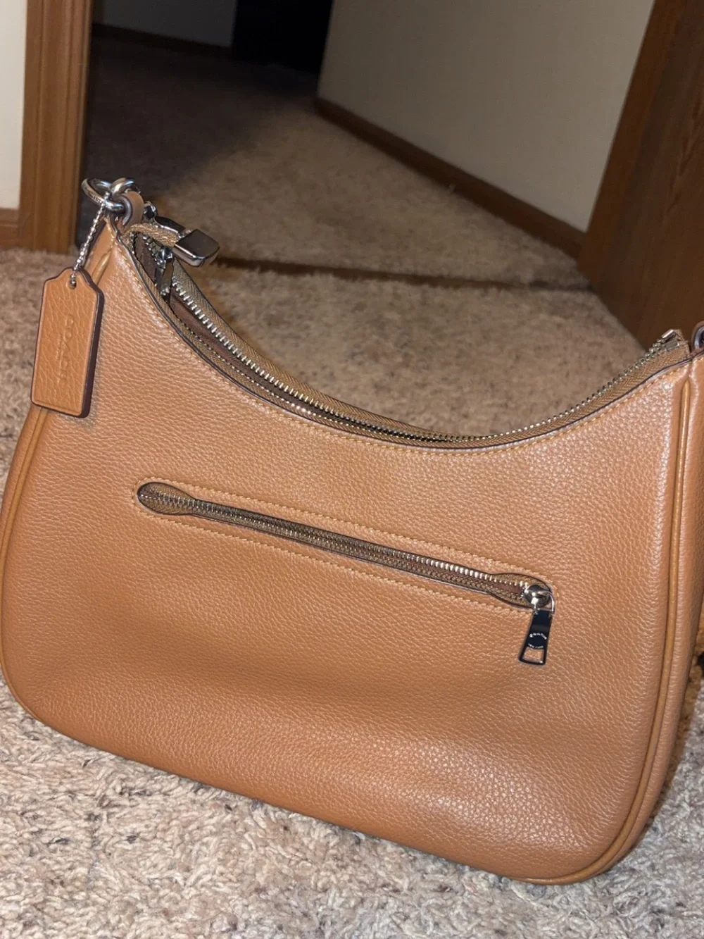 Coach Teri Hobo in Saddle Brown